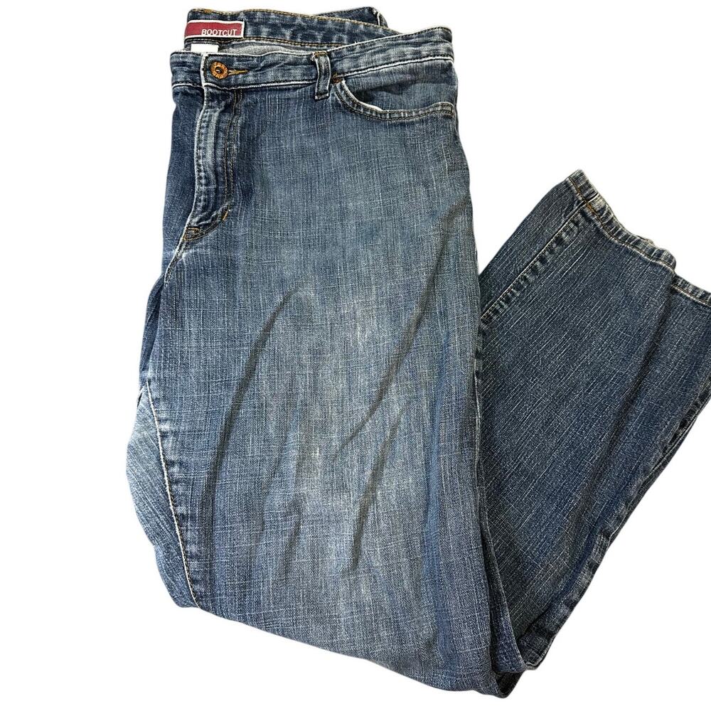Old Navy Women’s 18 Regular Bootcut Jeans Blue Stretch Denim